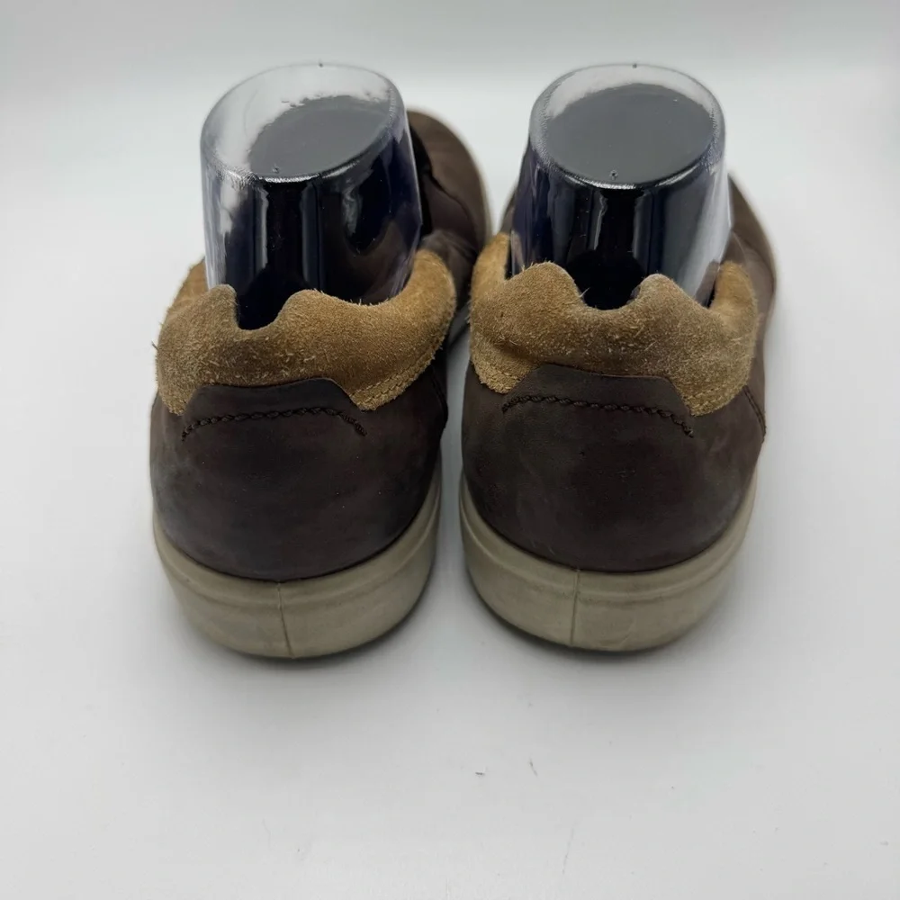 Ecco Soft 7 Slip On Loafer Mens Size 43 US 9/9.5 Brown Leather Comfort